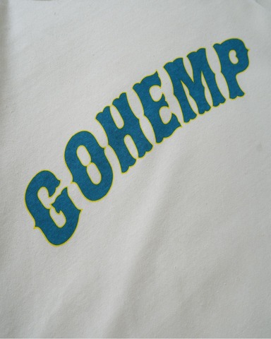 【GOHEMP】HALF SLEEVE WIDE FITS TEE