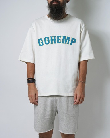 【GOHEMP】HALF SLEEVE WIDE FITS TEE