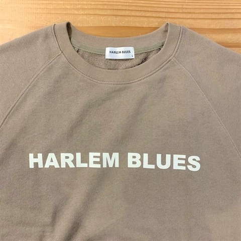 【HARLEM BLUES】HB LOGO HALF SLEEVE SWEAT