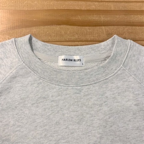 【HARLEM BLUES】HB LOGO HALF SLEEVE SWEAT