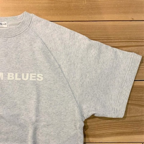 【HARLEM BLUES】HB LOGO HALF SLEEVE SWEAT