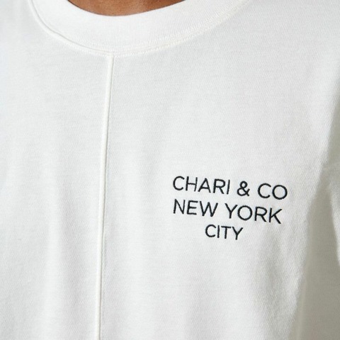 【CHARI＆CO】GOTHAM LOGO SPLIT COOL TEE