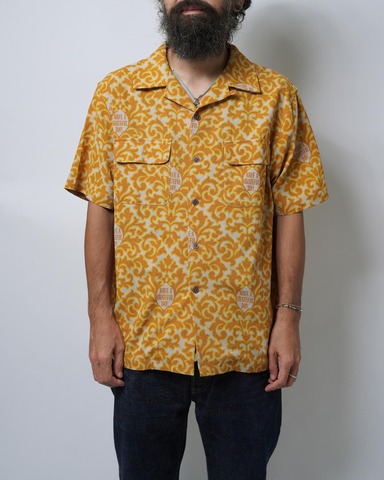 【HAVE A GRATEFUL DAY】OPEN COLLAR SHORT SLEEVE SHIRT