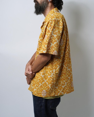 【HAVE A GRATEFUL DAY】OPEN COLLAR SHORT SLEEVE SHIRT