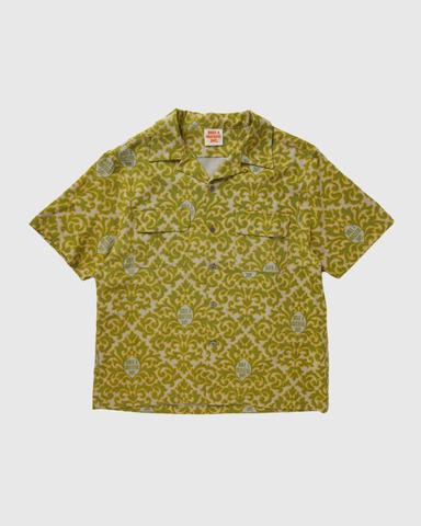 【HAVE A GRATEFUL DAY】OPEN COLLAR SHORT SLEEVE SHIRT