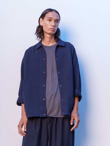 【CURLY＆Co.】SEERSUCKER RELAXING SHIRT