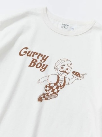 【FREE RAGE】”Curry Boy” リサイクルコットンTee