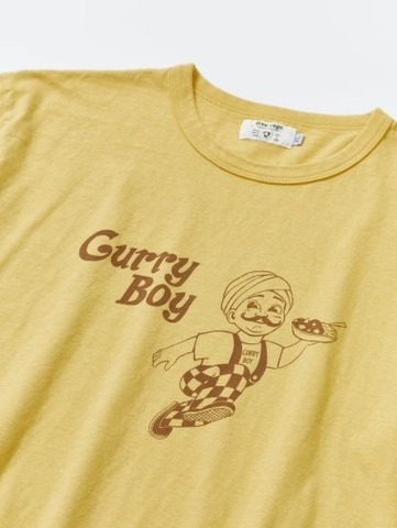 【FREE RAGE】”Curry Boy” リサイクルコットンTee