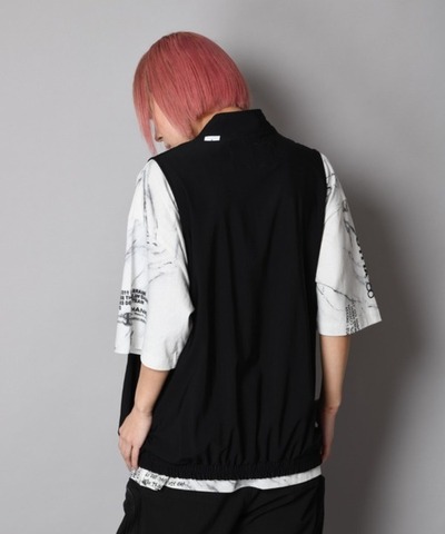 【SUPERTHANKS】QUICK-DRY SMALL LOGO PRINT VEST