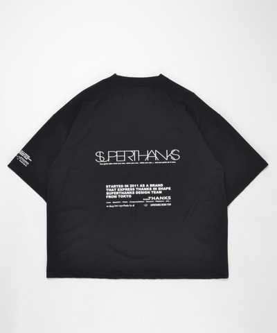 【SUPERTHANKS】QUICK-DRY LOGO BACK PRINT T-SHIRT