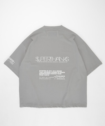 【SUPERTHANKS】QUICK-DRY LOGO BACK PRINT T-SHIRT