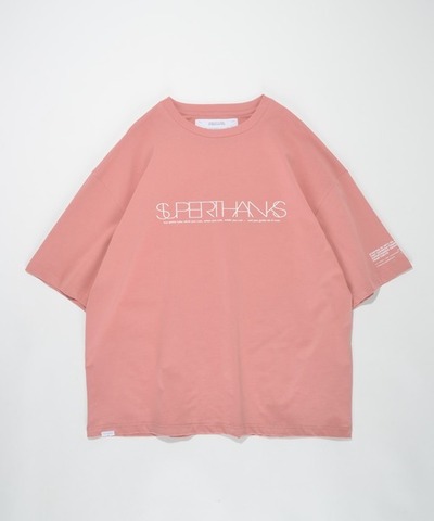 【SUPERTHANKS】LOGO FRONT PRINT T-SHIRT