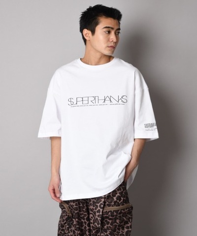 【SUPERTHANKS】LOGO FRONT PRINT T-SHIRT