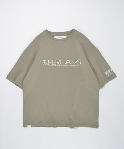 【SUPERTHANKS】LOGO FRONT PRINT T-SHIRT