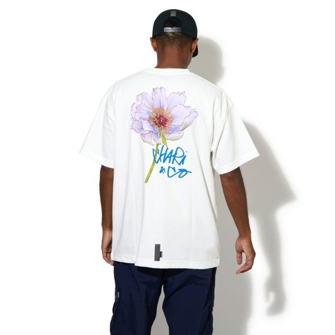 【CHARI＆CO】GRAFFITI ON FLOWER COOL TEE