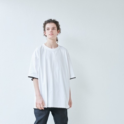 【Kelen】CLAM STITCH TEE −CADET−