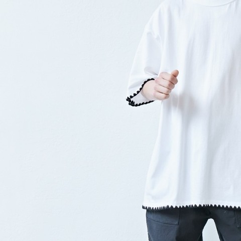 【Kelen】CLAM STITCH TEE −CADET−