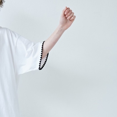 【Kelen】CLAM STITCH TEE −CADET−