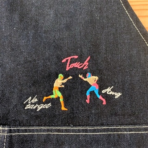 【HAOMING×NO TARGET】SPECIAL TAG TEAM DENIM APRON