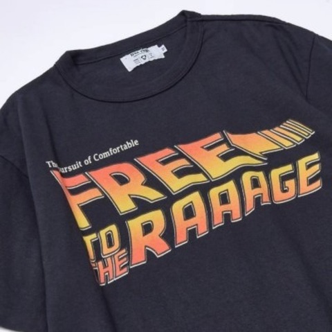 【FREE RAGE】”FREE to the RAGE” リサイクルコットンTee