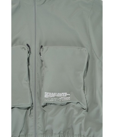 【SUPERTHANKS】BREATHABLE MESH HOOD BLOUSON