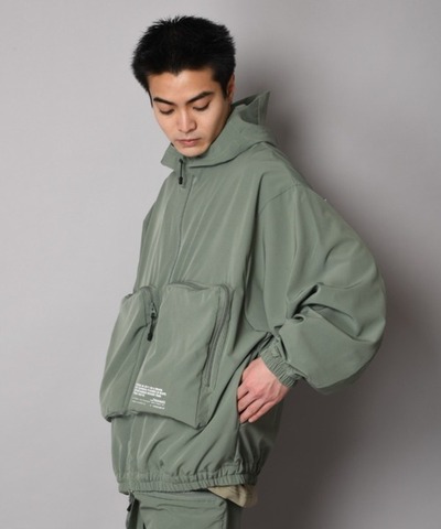 【SUPERTHANKS】BREATHABLE MESH HOOD BLOUSON