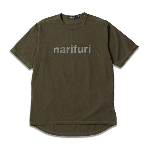 【narifuri】アクティブメッシュバックポケットTシャツ