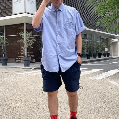 【HARLEM BLUES】COMME des GUEVARA WIDE S/S SHIRTS