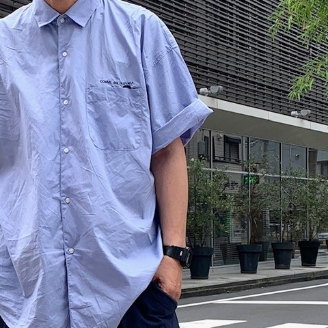 【HARLEM BLUES】COMME des GUEVARA WIDE S/S SHIRTS