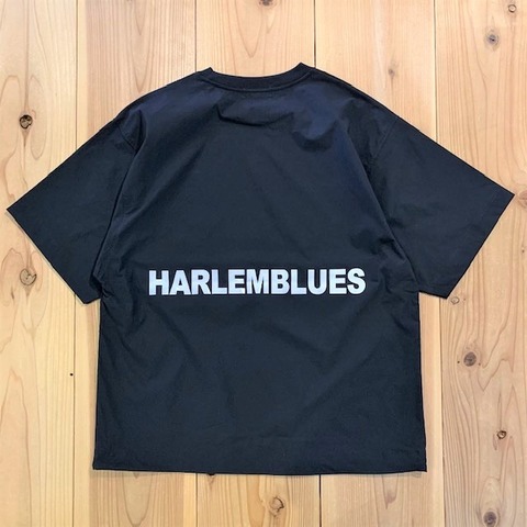 【HARLEM BLUES】BIG LOGO STRETCH WIDE TEE