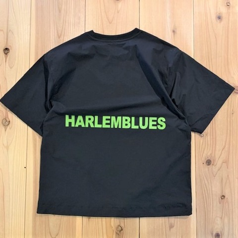 【HARLEM BLUES】BIG LOGO STRETCH WIDE TEE