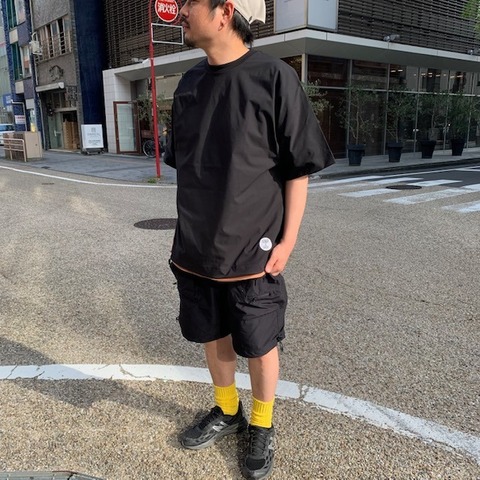 【HARLEM BLUES】BIG LOGO STRETCH WIDE TEE