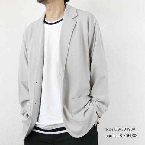 【LiSS】CUT GEORGETTE TAILORED JKT