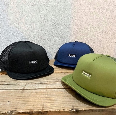 【HARLEM BLUES】FUNK! SHORT BRIM MESH CAP