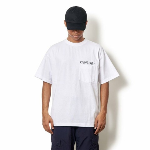 【CHARI＆CO】DANCING LOGO PKT TEE