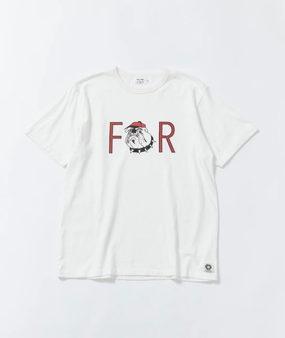 【FREE RAGE】”Bulldog” リサイクルコットンTee