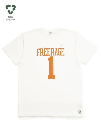 【FREE RAGE】”No.1” リサイクルコットンTee