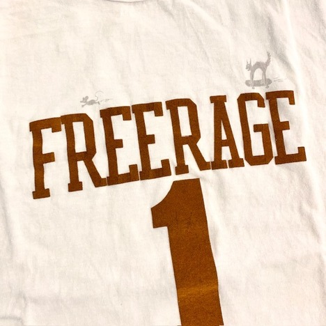 【FREE RAGE】”No.1” リサイクルコットンTee