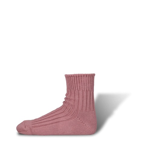 【decka】Low Gauge Rib Socks / Short Length