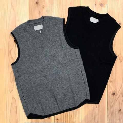 【CURLY＆Co.】KNIT-SAWN VEST