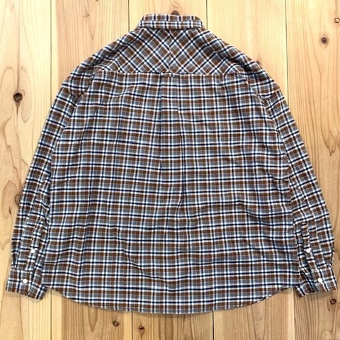 【MODEM DESIGN】BASIC WIDE SHIRTS FLANNEL CHECK