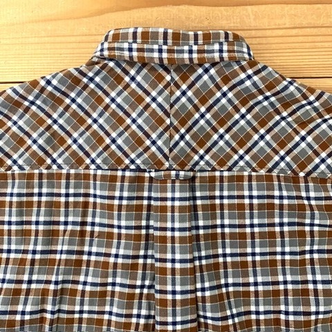 【MODEM DESIGN】BASIC WIDE SHIRTS FLANNEL CHECK