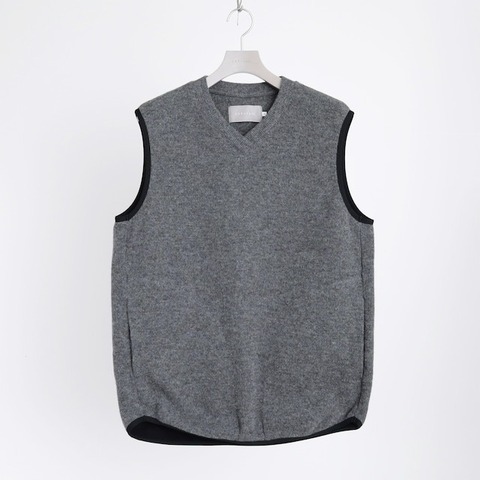 【CURLY＆Co.】KNIT-SAWN VEST