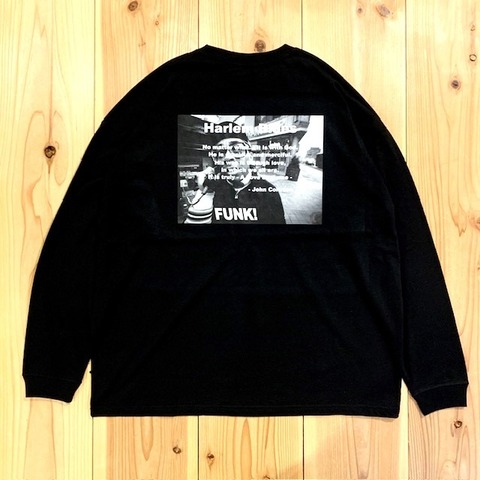 【HARLEM BLUES】BROOKLYN PHOTO L/S WIDE TEE