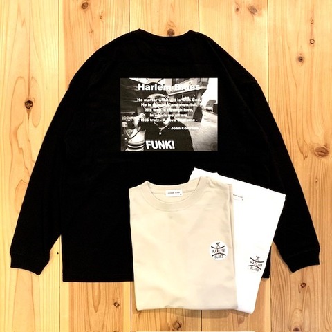 【HARLEM BLUES】BROOKLYN PHOTO L/S WIDE TEE