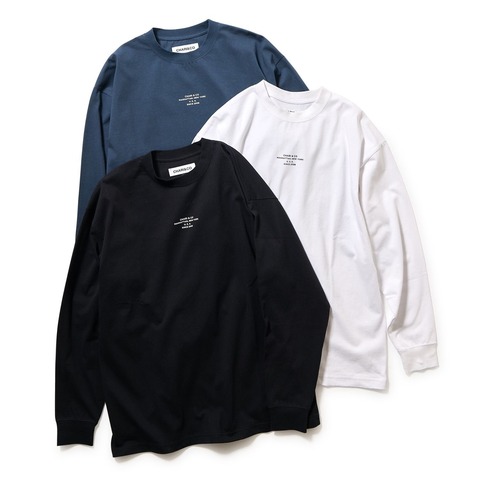 【CHARI＆CO】LOCATION LOGO L/S TEE