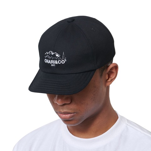 【CHARI＆CO】BEAR MT. LOGO SHORT BRIM CAP