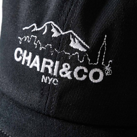 【CHARI＆CO】BEAR MT. LOGO SHORT BRIM CAP