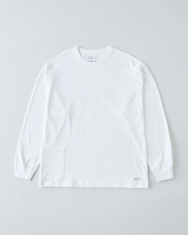 【ORGANICSTA】7.3oz ORGANIC COTTON POCKET LONG TEE