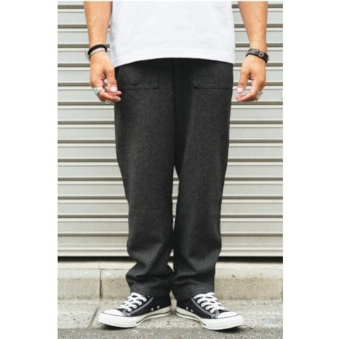 【BIG MIKE】WOOL HERRINGBONE BAKER EASYPANTS